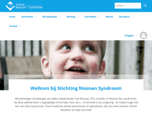 Tablet Screenshot of noonansyndroom.nl